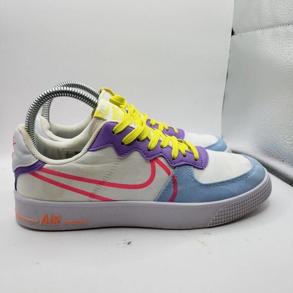 Nike Women's Sneakers - White, Pink, Purple, Blue, Yellow - Picture 3 of 7
